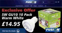 Desktop Screenshot of fusion-lamps.co.uk